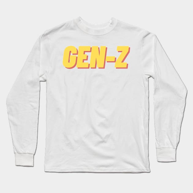Generation Z Long Sleeve T-Shirt by BloomingDiaries